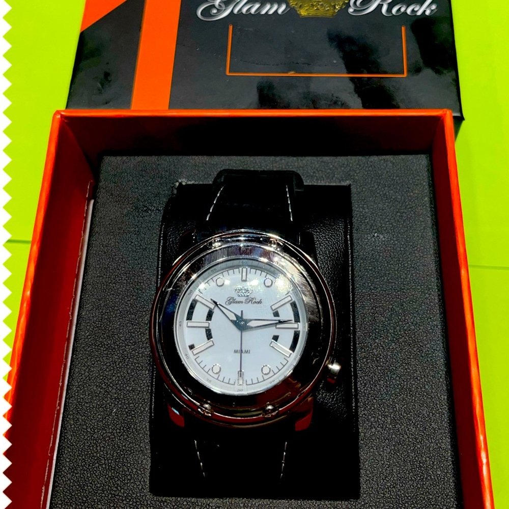 Glam Rock New in Box Men Women Watch